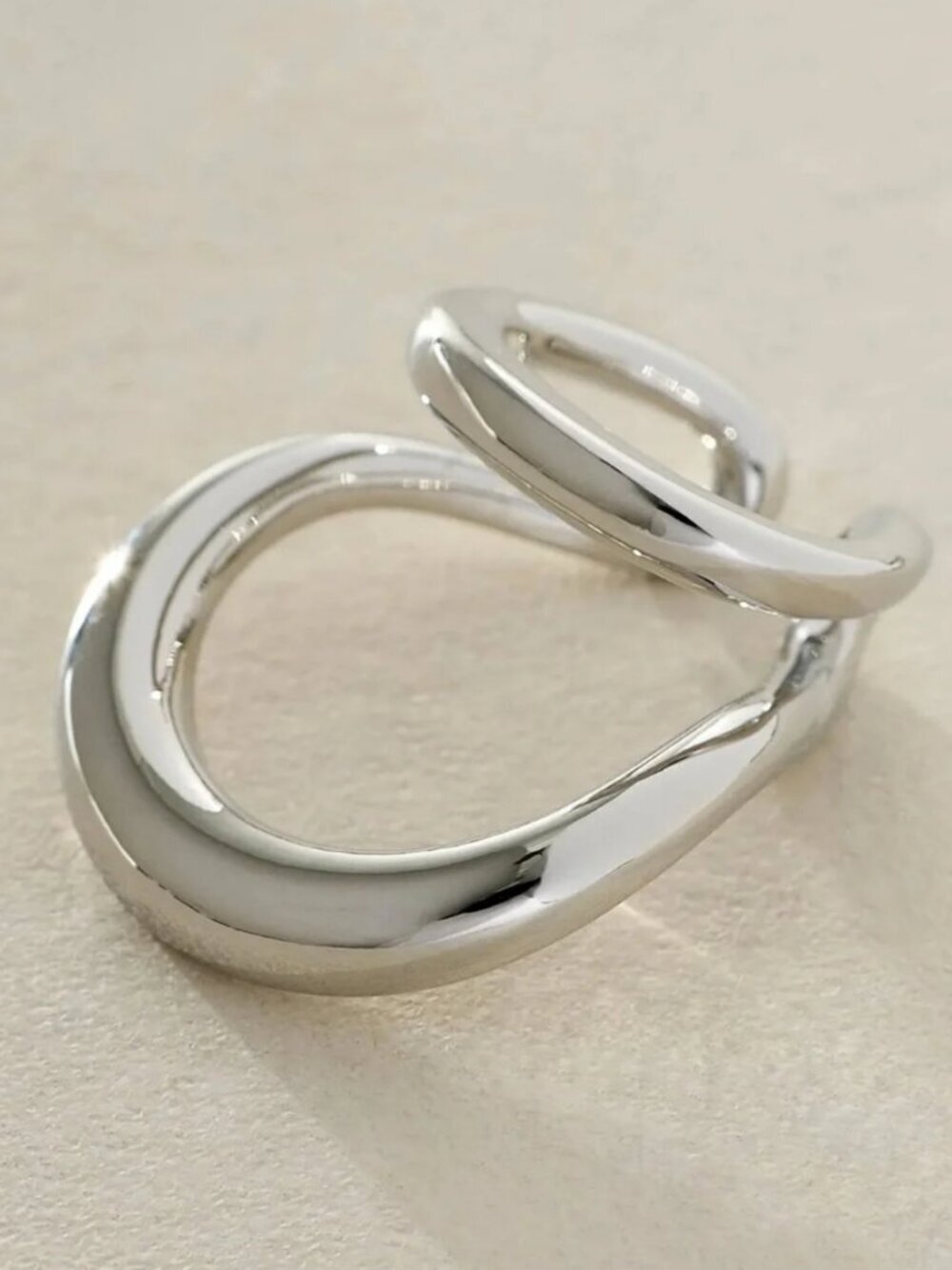 NWT Free People Harvey Ear Cuff in Silver
